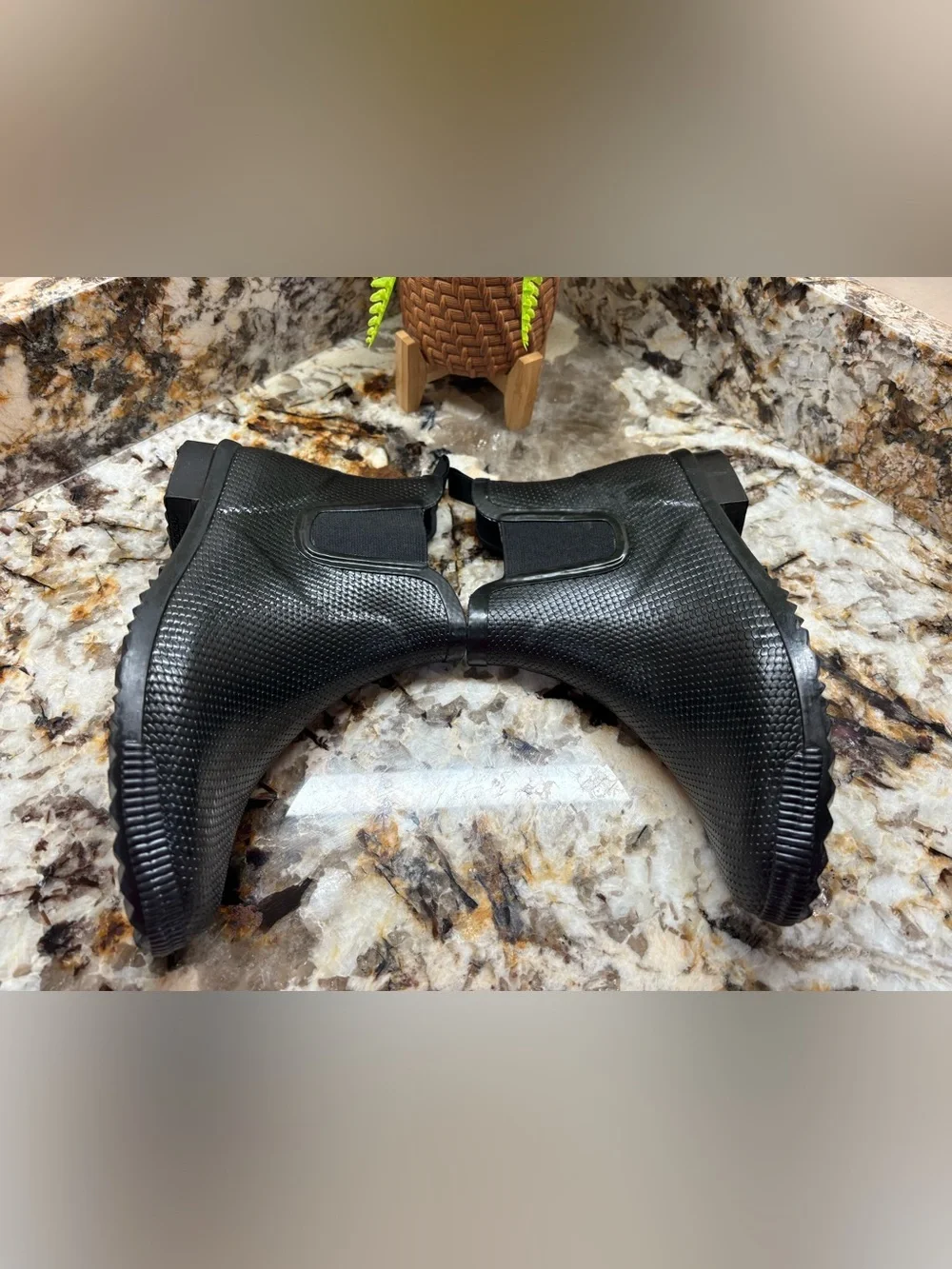 Cougar Black Women's Waterproof Chelsea Rain Boots